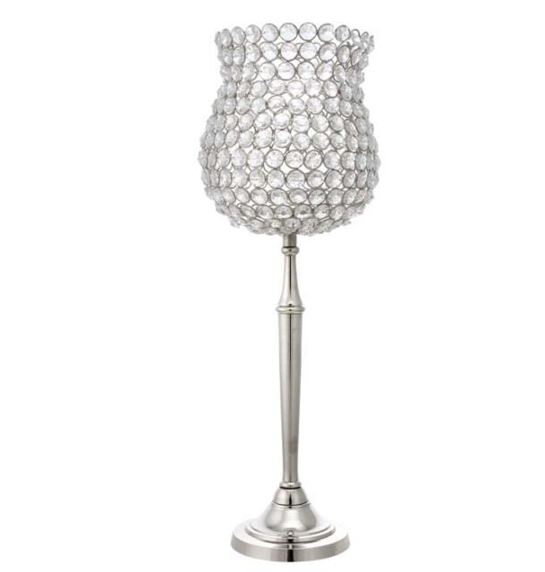  candle holder crystal aluminium, candle holder crystal, candleholder alu crystal, candle holder Uk & ie, candle hurricane glass 