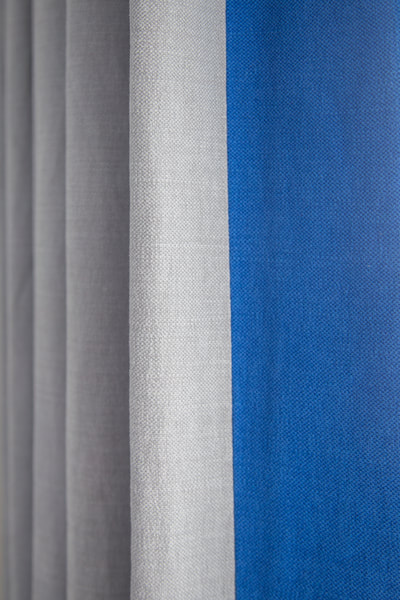 luxury custom made curtains with border , cartridge pleats