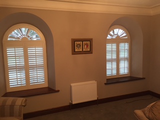arched window shutters 
