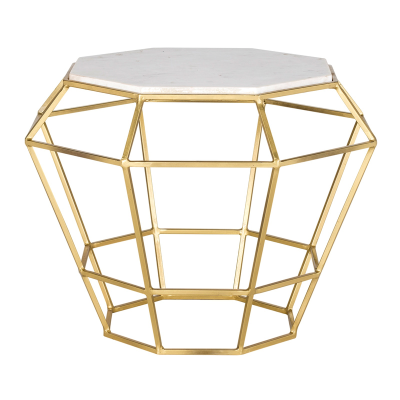 marble brass goo table