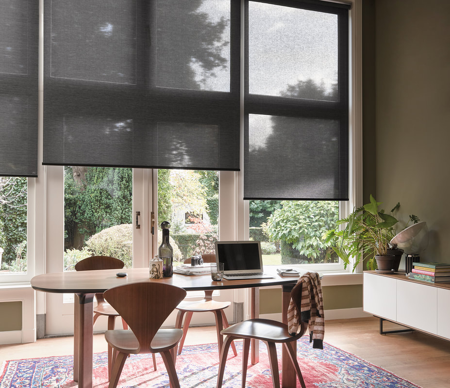 Screen roller blinds contract and domestic